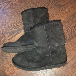 Black Ugg boots